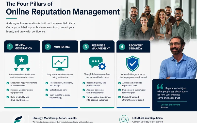 ORM coverage: review generation, monitoring, responses, recovery