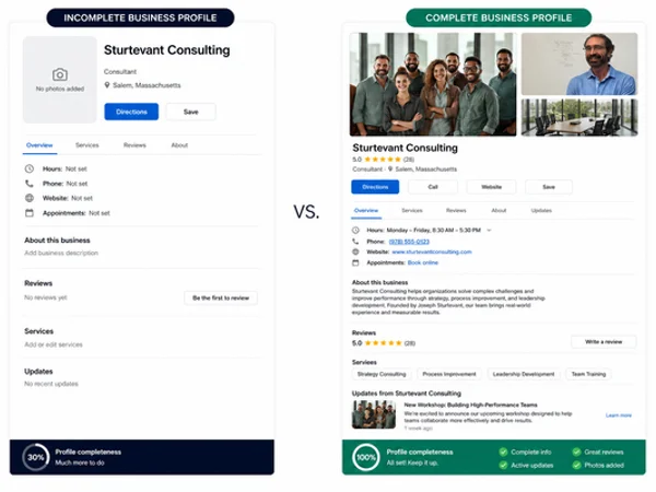 Google Business Profile Optimization example 2